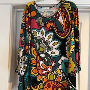 Cha Cha Vente mod print tunic